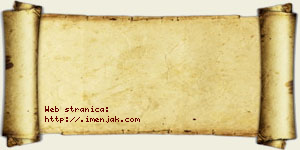 Janko Pandžić vizit kartica